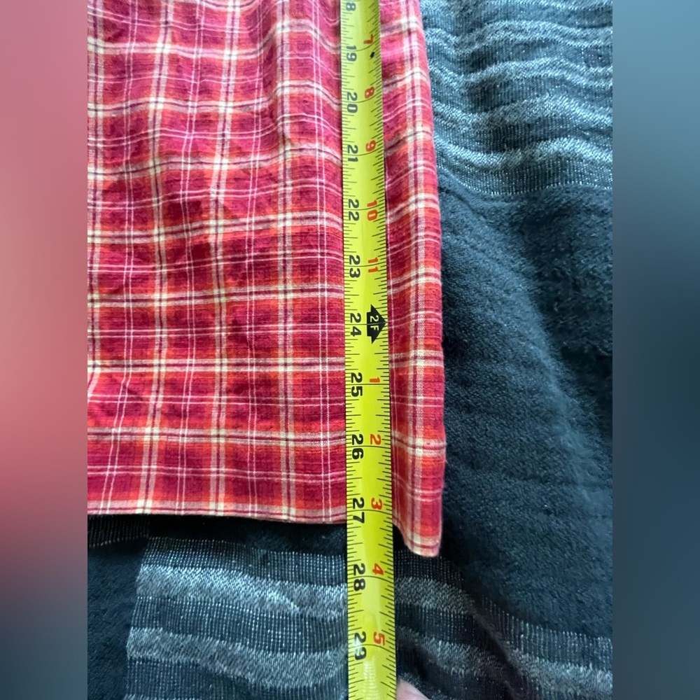 Vintage 80s/90s Esprit plaid mini dress size 5/6 - Picture 12 of 15